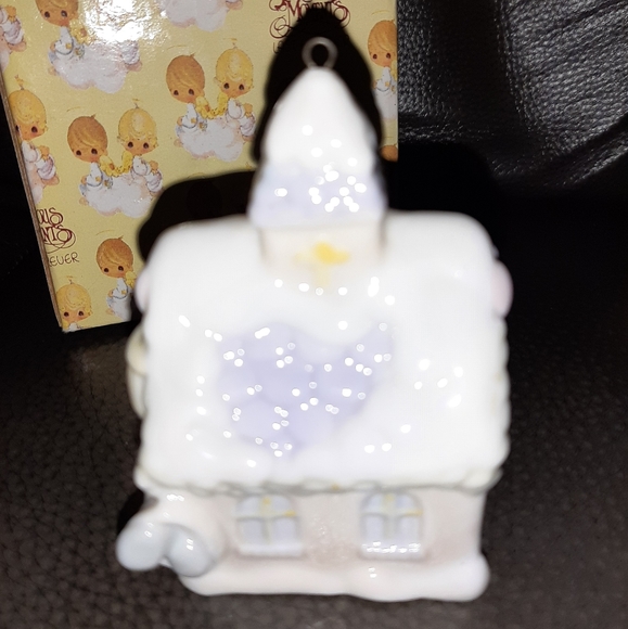 Precious Moments Ceramic Ornament Angel By Church - Picture 4 of 6